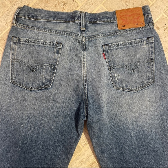Men’s Levi’s 514 Blue Jeans | 34x29 - Picture 8 of 9